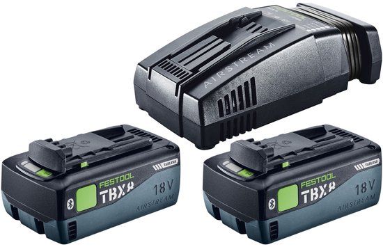 Festool 18V 2x 8.0Ah TBX8/SCA16 Energie-set - 578892