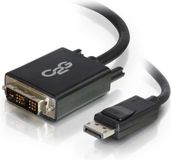 CablesToGo C2G DisplayPort Male to Single Link DVI-D Male Adapter Cable - 2 m - Black