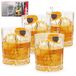 Spiegelau 4-delige whiskyglazen, kristalglas, 368 ml, Perfect Serve, 4500176