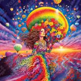 Yazz Puzzle Fly With Flowers - 1000 pièces