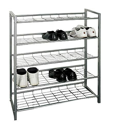Haku Möbel 38726 Schoenenrek - Aluminium - 5 planken
