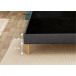 Bultex sommier tissu gris graphite 80 x 200 cm - Bultex sommier unic