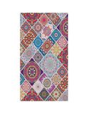 MANI TEXTILE TPS_MULTI_CHA50/120 tapijt, polyester, meerkleurig, 50 x 120