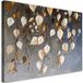 Tableau Forêt de bouleaux Nature Feuilles Blanc-gris, 60x40