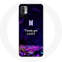 Maniacase Etui voor Xiaomi Redmi Note 10T 5G Bangtan Sonyeondan Concert BTS Army Bomb Lightstick