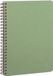 Clairefontaine 785363C Collectie Nomaddict (ex Age Bag) Spiraalschrift Groen - A5 14,8x21 cm - 100 Pagina's Gelijnd - Wit Papier 90 g - Omslag Glanskarton met Lederkorrel