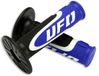 UFO PLAST Axiom Rubber Grip Pair Black/White/Blue