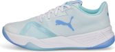 Puma Accelerate Turbo Nitro II Damensporthochschuhe Volleyball Indoor Weiß/Violett