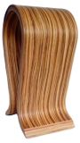 Solidchoice - Support pour casque en bois avec base antidérapante