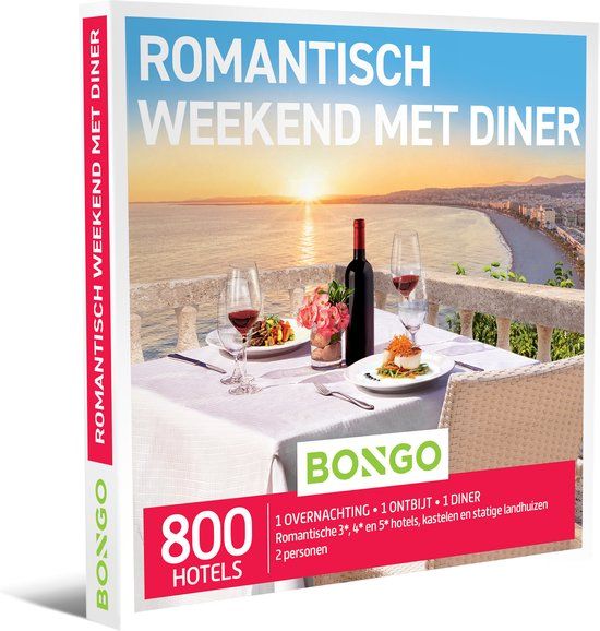 Bongo Bon - Romantisch Weekend Met Diner - Cadeaukaart