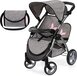 Bayer Design Twin Xeo Tweeling Poppenwagen - Jeans-grijs/Roze