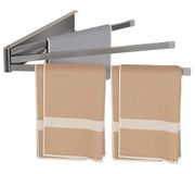 Merkloos / Sans marque Mellow Mint Hungary Korlátolt Felelősségű Társaság Handdoekrek 3-armig - 41 cm - Handdoekrek badkamer - Handdoekhouder - Draaibaar - Hangend - RVS