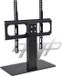 vidaXL Tv-beugel met basis 400x400 mm 23" - 55" ijzer zwart