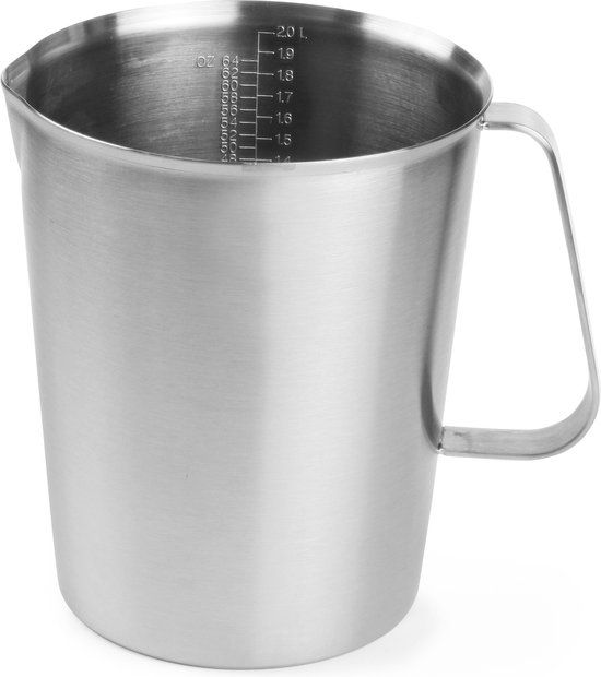 Hendi Maatbeker RVS 2 Liter - Ø14x(H)17,5cm