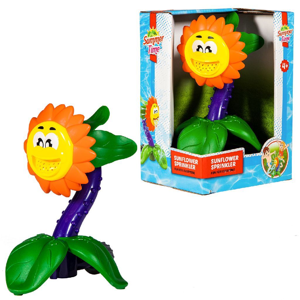 Summertime Sunflower Sprinkler - Multicolour - Plastic - Ages 4+