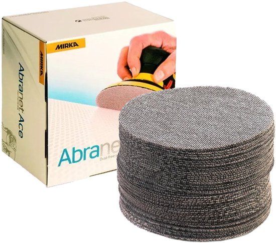 Mirka AC23205015 Abranet ACE Grip P150, 125 mm, 50 per verpakking