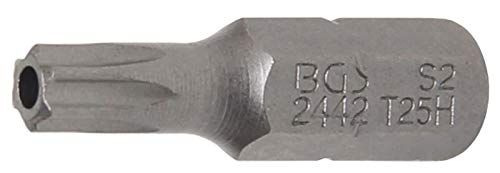 BGS 2442 Bit T25 - 25 mm - 1/4" - Torx met boring
