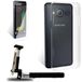 EXOPACK Beschermhoes voor Samsung Galaxy J3 2016, incl. displaybeschermfolie van gehard glas en selfie-stick, Bluetooth, zwart