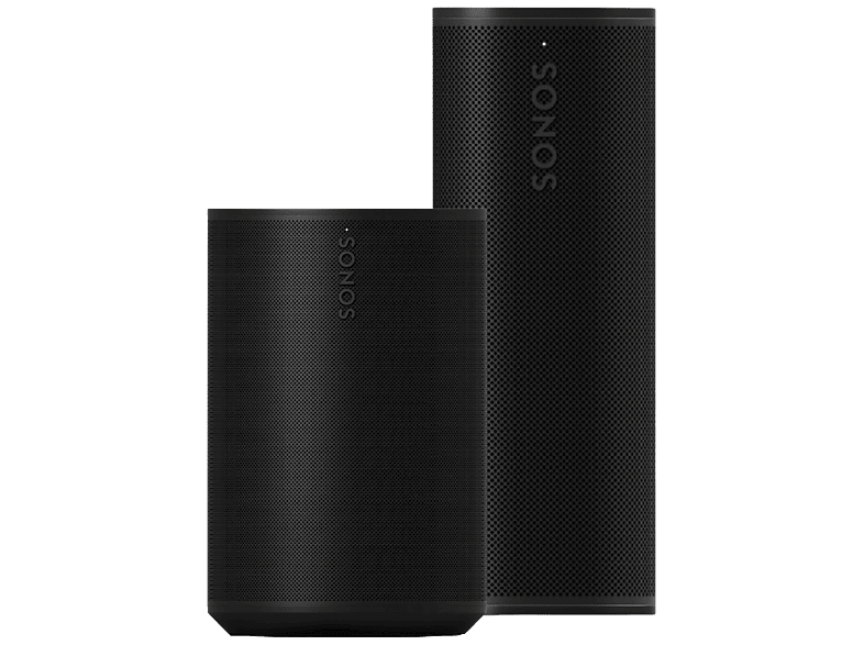 Sonos Era 100 Sl Multiroom-speaker + Roam 2 Bluetoothspeaker Zwart Audio Bundle