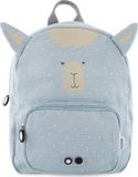 Trixie Rugzak - Mr. Alpaca - Schooltas Waterafstotend - Boekentas voor Kind - Voor Jongens en Meisjes - Geschikt als Gymtas - Blauw