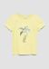 s.Oliver T-shirt Kinderen Geel Katoen Korte Mouw Ronde Hals Printopdruk