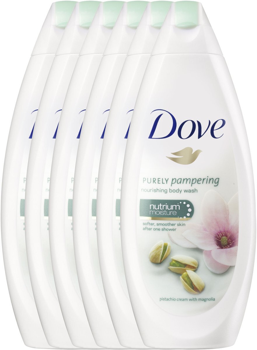 Dove Pistache & Magnolia Douchegel - 6 x 250ml - Voordeelverpakking