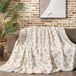Lucky Brand Daisy Ivory Floral 166" X90" Cozy Plush Blanket