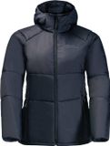 Jack Wolfskin Bergland INS Hoody W, Femme, Bleu marine, Veste, taille : XXL