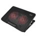 Savio COS-02 laptop cooling pad 43,9 cm (17.3") Zwart