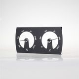 SAUFLEX Pacific thermo-hygrometer, zwart