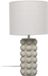 HOME DECO FACTORY Tafellamp keramisch - taupe - H40 cm