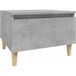 Maison Exclusive Table d'appoint gris béton 50x46x35 cm bois d'ingénierie