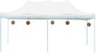 TOOLPORT 3x6 m Easy Up tente de réception Pavillon pliant, blanc