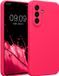 kwmobile telefoonhoesje geschikt voor Samsung Galaxy A37 5G - TPU backcover met siliconen coating - Smartphone case in neon roze