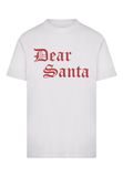 Mister Tee Shirt 'Dear Santa' rood / wit