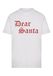 Mister Tee Shirt 'Dear Santa' rood / wit