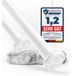 Tringle à rideaux sans perçage - Barre de douche extensible 70 à 120 cm - Acier inoxydable - Blanc