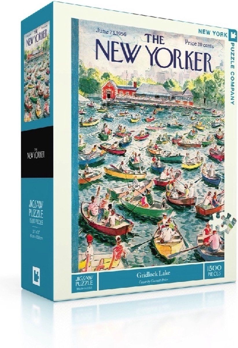 New York Puzzle Company Gridlock Lake - 1500 pieces