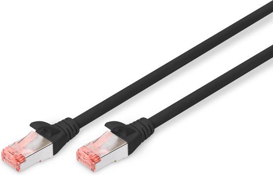 Digitus DK-1644-005/BL - Netwerkkabel - RJ45 - 0.5 m - Zwart
