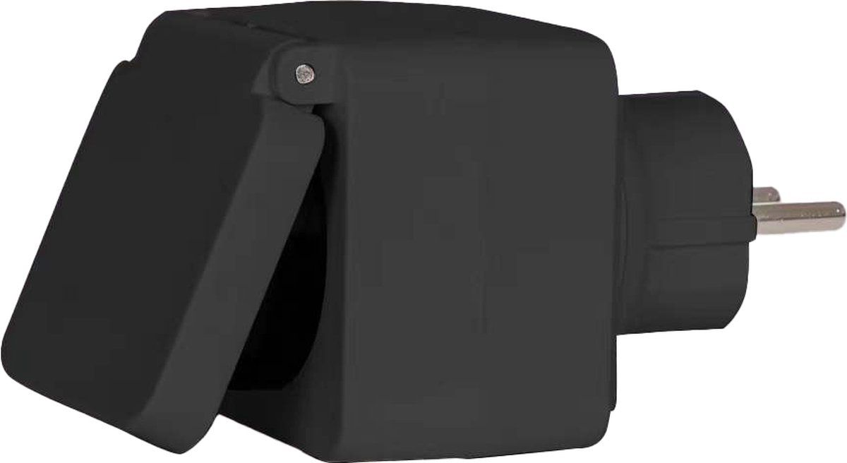 Denver Slimme Stekker met Tuya App - Indoor & Outdoor - IP44 - Zwart