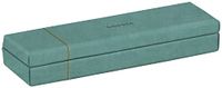 RHODIA 194518C - Pennenzak Water - 21 x 5,5 x 3 cm - Oranje Zadelstiksel - Buitenkant in Imitatieleer - Home Office Rhodiarama Collectie - Bureauorganisatie en Stijlvolle Opberging