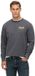 Superdry Heritage Tab Loose Fit Sweatshirt Stormy Weather Blue M Man
