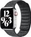 By Qubix Apple Watch bandje Denim nylon Zwart 38mm/40mm/41mm/42mm