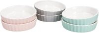 MamboCat Set van 6 Crème Brûlée Schaaltjes Emilia Roze Mintgrijs