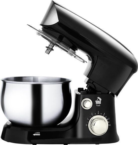 Adler AD 4226 B - Planetaire keukenmachine 1200W - Zwart