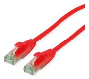 ROLINE RM Câble de raccordement Cat.6A UTP, rouge, 0,3 m