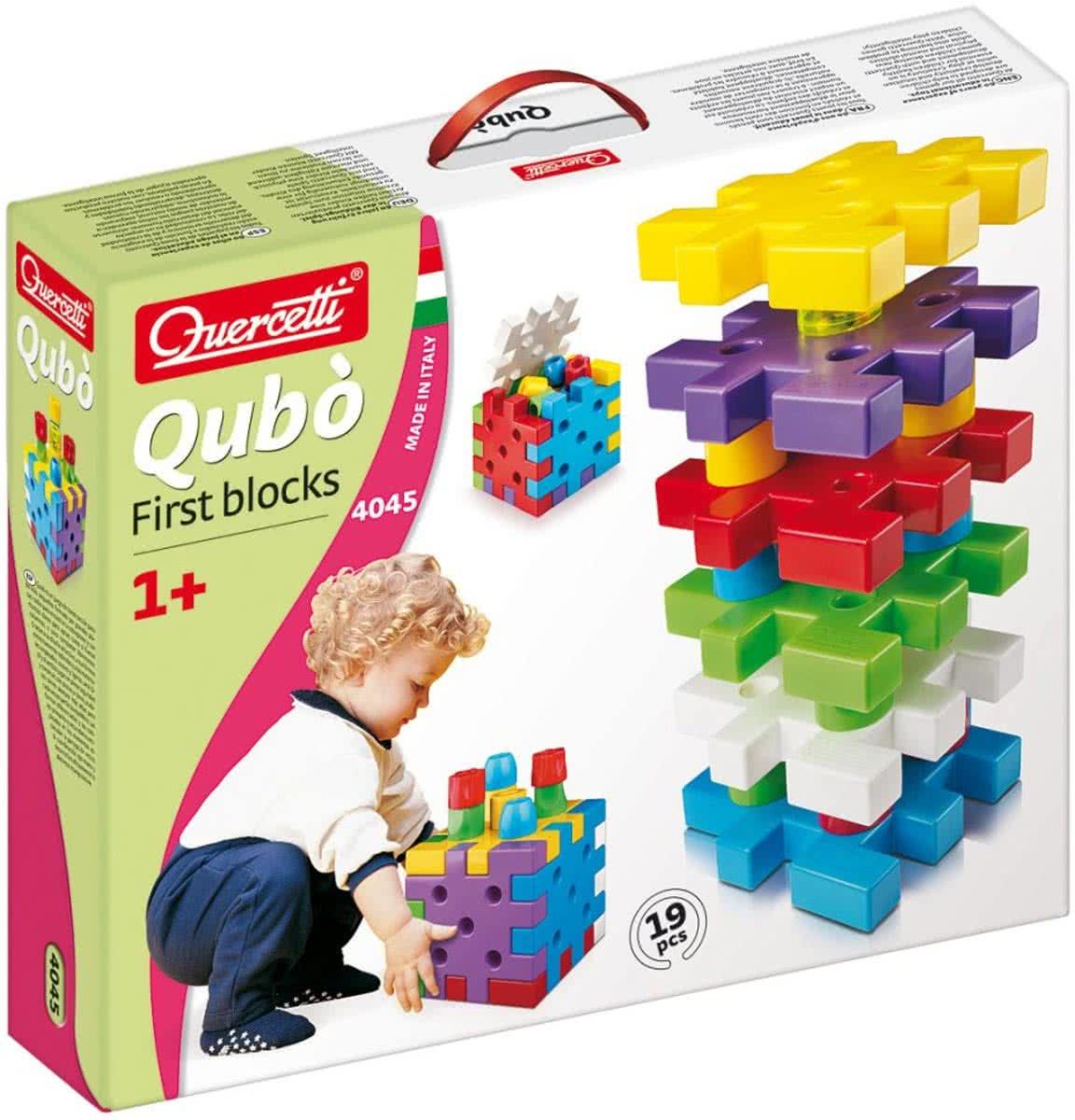 Quercetti Qubo eerste blokken