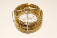 Draad 0.8mm 50m nr.3 messing
