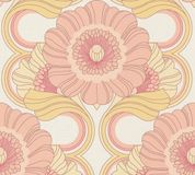 A.S. Création Retro Chic Vliesbehang Bloemen Geel Roze Wit Rood Beige 53 cm x 8.5 m