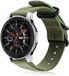 Merkloos / Sans marque Samsung Galaxy Watch nylon gesp band - groen - 45mm / 46mm